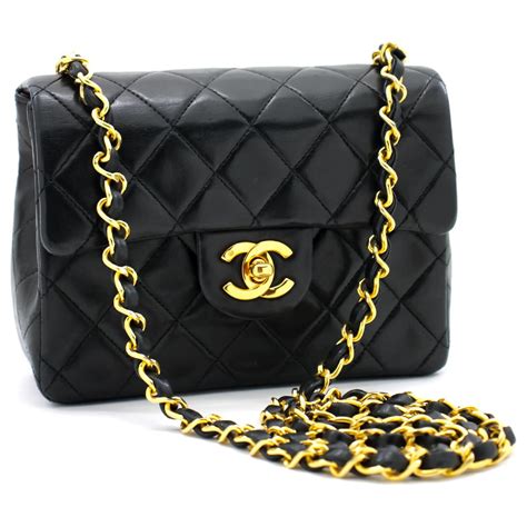 borsa chanel mini catena arento|CHANEL.